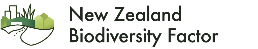 New Zealand Biodiversity Factor